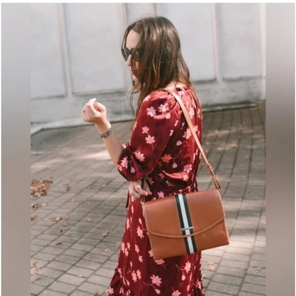 DRAPER JAMES Martina Popover Midi In Magnolia Dot Floral Size Medium - Picture 12 of 16